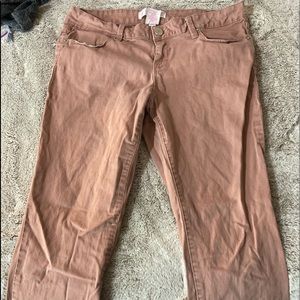 pink jeans